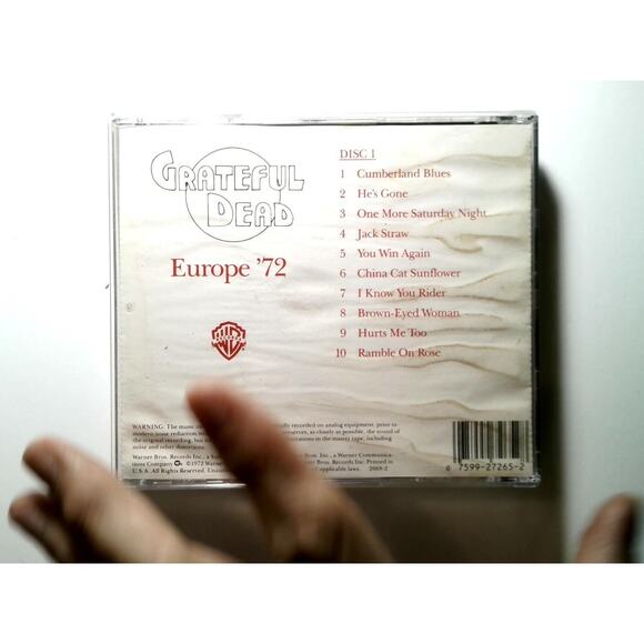 Grateful Dead - Europe '72 - 2 CD Set - Classic Live Album - Warner Bros. 2668-2 - Picture 3 of 6